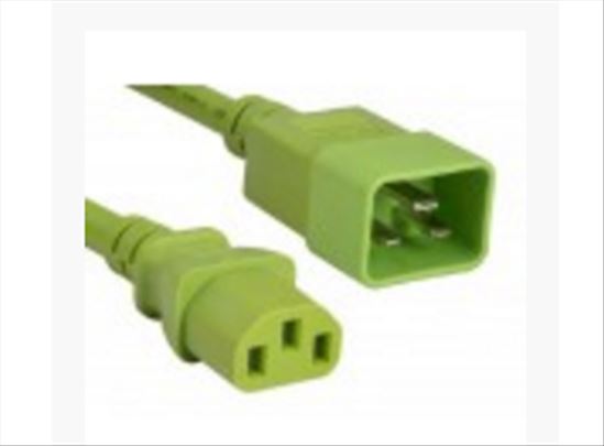 Unirise PWCD-C13C20-15A-06F-GRN power cable Green 71.7" (1.82 m) C20 coupler C13 coupler1