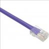 Unirise Cat6, 6" networking cable Purple 6" (0.152 m) U/UTP (UTP)1