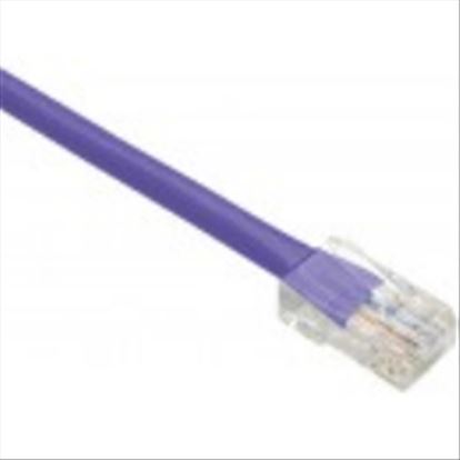 Unirise Cat6, 6" networking cable Purple 6" (0.152 m) U/UTP (UTP)1