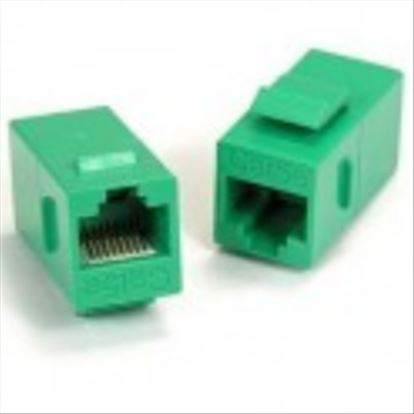 Unirise C5E-CPLR-GRN cable gender changer RJ-45 Green1