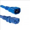 Unirise C13-C14, 3.5ft Blue 39.4" (1 m) C13 coupler C14 coupler1