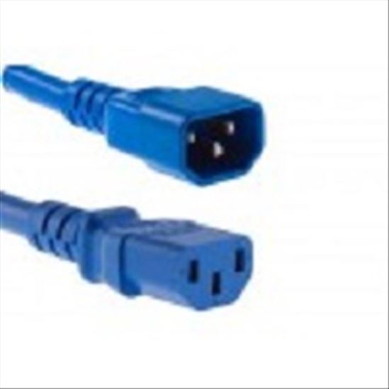 Unirise C13-C14, 3.5ft Blue 39.4" (1 m) C13 coupler C14 coupler1