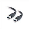 Unirise USB3-AA-03F USB cable 39.4" (1 m) USB 3.2 Gen 1 (3.1 Gen 1) USB A Black1