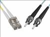 Unirise FJ5G4LCST-03M fiber optic cable 118.1" (3 m) 2x LC 2x ST OM4 Aqua color3