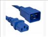 Unirise PWCD-C13C20-15A-04F-BLU power cable Blue 48" (1.22 m) C20 coupler C13 coupler1