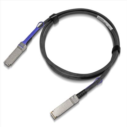 Mellanox Technologies MCP1600-C005E26L fiber optic cable 196.9" (5 m) QSFP28 Black1