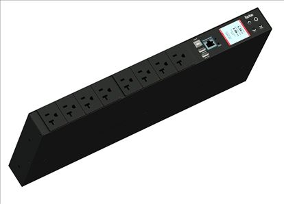 Picture of Raritan PX3-5145R power distribution unit (PDU) 8 AC outlet(s) 1U Black