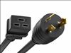 Unirise PWCD-L620PC19-20A-06F-BLK power cable Black 70.9" (1.8 m) NEMA L6-20P C19 coupler3