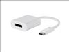 Unirise USBC-DPF-ADPT video cable adapter USB Type-C DisplayPort White1