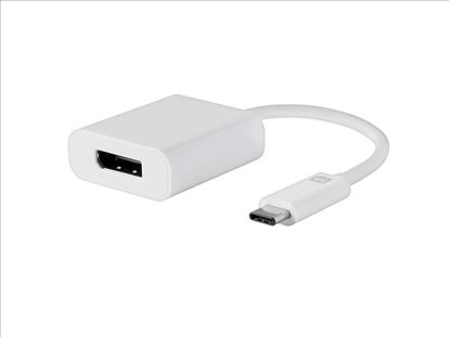 Unirise USBC-DPF-ADPT video cable adapter USB Type-C DisplayPort White1