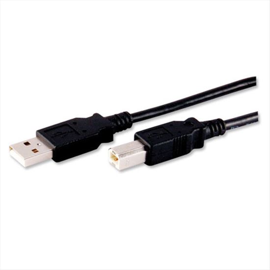 IMC Networks USBAMBM-BK-15F USB cable 180" (4.57 m) USB 2.0 USB A USB B Black1