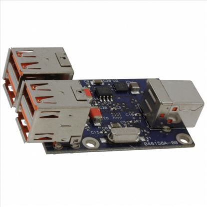 B&B Electronics USBHUB4OEM interface hub 480 Mbit/s Blue, Metallic, Orange1