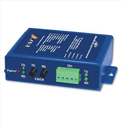IMC Networks FOSTCDRI-PH-MT serial converter/repeater/isolator RS-232/422/485 Fiber (ST) Blue1