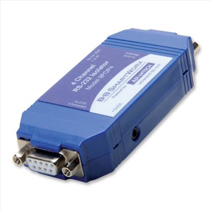 IMC Networks 9POP4 serial converter/repeater/isolator RS-232 Blue1