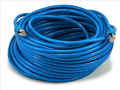 Monoprice Cat6A, STP, 30.48 m networking cable Blue 1200" (30.5 m) S/UTP (STP)1