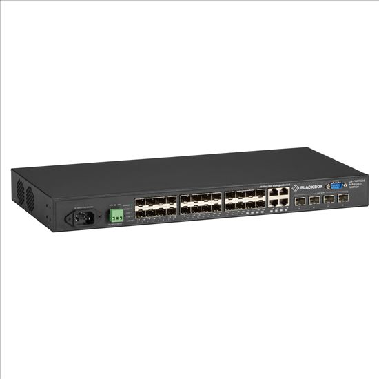 Picture of Black Box LGB5128A-R2 network switch Managed Gigabit Ethernet (10/100/1000) 1U