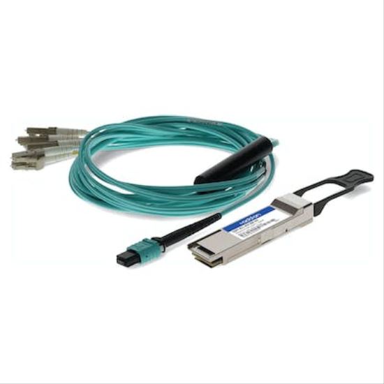 AddOn Networks QSFP-8LC-AOC3M-AO InfiniBand cable 118.1" (3 m) QSFP+ MPO Aqua color1