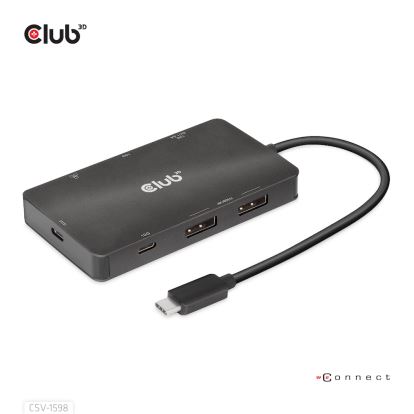 CLUB3D CSV-1598 interface hub Black1