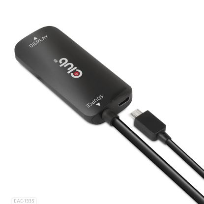 CLUB3D CAC-1335 video cable adapter 39.4" (1 m) HDMI + USB DisplayPort1