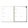 Day Designer Peyton Create-Your-Own Cover Weekly/Monthly Planner, Floral Artwork, 11 x 8.5, Navy, 12-Month (Jan-Dec): 20232