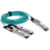 AddOn Networks QDD-200G-2Q28-O5M-AO fiber optic cable 196.9" (5 m) QSFP28-DD 2x QSFP28 AOC Green7