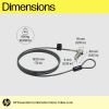 HP Essential Nano Combination cable lock2