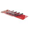 StarTech.com QUAD-M2-PCIE-CARD-B interface cards/adapter Internal M.27