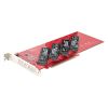 StarTech.com QUAD-M2-PCIE-CARD-B interface cards/adapter Internal M.28