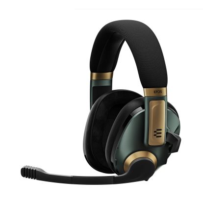 EPOS H3PRO Hybrid Green Headset Wireless Head-band Gaming Bluetooth Black, Gold, Green1