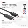 CLUB3D CAC-1087 video cable adapter 118.1" (3 m) DisplayPort HDMI3