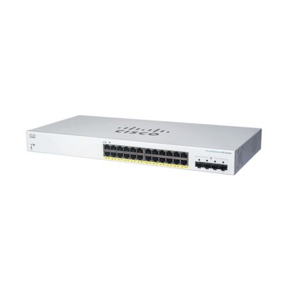 Cisco CBS220-24FP-4G Managed L2 Gigabit Ethernet (10/100/1000) Power over Ethernet (PoE) White1