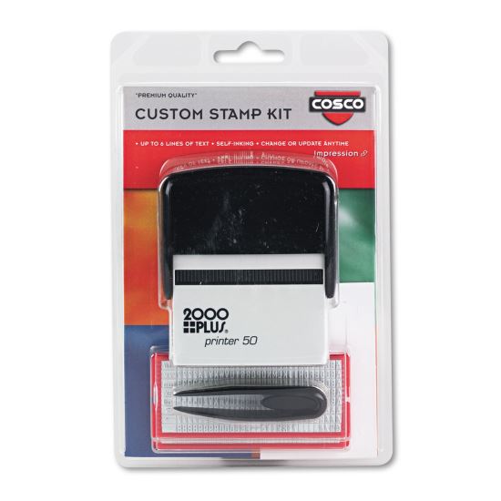 COSCO 2000PLUS® Create-A-Stamp One-Color Address Kit1