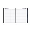 DayMinder Academic Monthly Desktop Planner, Twin-Wire Binding, 11 x 8.5, Charcoal Cover, 12-Month (July to June): 2022-20232
