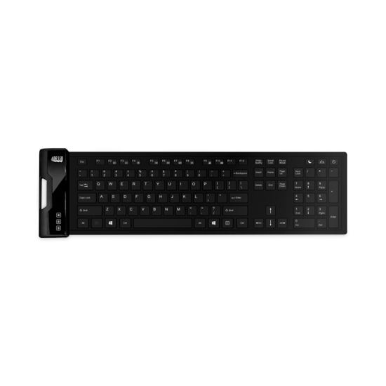 Slimtouch 232 Antimicrobial Waterproof Flex Keyboard, 120 Keys, Black1