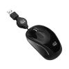 Illuminated Retractable Mouse, USB 2.0, Left/Right Hand Use, Black2