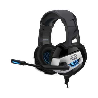 Xtream G2 Stereo USB Gaming Headphones for PC and Cloud Gaming, Binaural, Over the Head, Black/Blue1