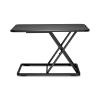 AdaptivErgo Single-Tier Sit-Stand Lifting Workstation, 26.4" x 18.5" x 1.8" to 15.9", Black2