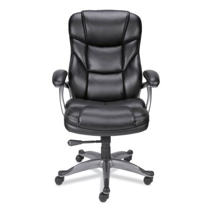 Alera Birns Series High-Back Task Chair, Supports Up to 250 lb, 18.11" to 22.05" Seat Height, Black Seat/Back, Chrome Base1