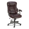 Alera Birns Series High-Back Task Chair, Supports Up to 250 lb, 18.11" to 22.05" Seat Height, Brown Seat/Back, Chrome Base2