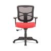 Alera Elusion Series Mesh Mid-Back Swivel/Tilt Chair, Supports Up to 275 lb, 17.9" to 21.8" Seat Height, Red1