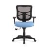 Alera Elusion Series Mesh Mid-Back Swivel/Tilt Chair, Supports Up to 275 lb, 17.9" to 21.8" Seat Height, Light Blue Seat1