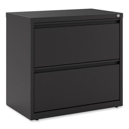 Lateral File, 2 Legal/Letter-Size File Drawers, Black, 30" x 18.63" x 28"1