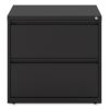 Lateral File, 2 Legal/Letter-Size File Drawers, Black, 30" x 18.63" x 28"2
