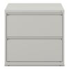Lateral File, 2 Legal/Letter-Size File Drawers, Light Gray, 30" x 18.63" x 28"2