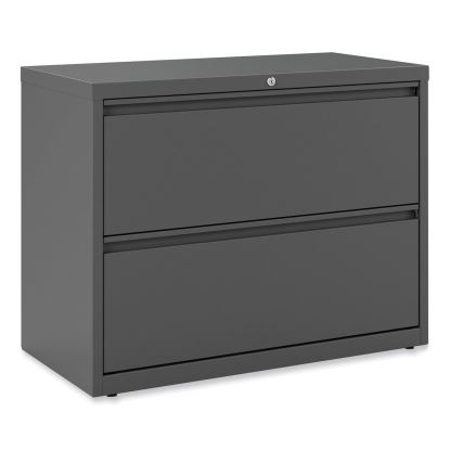 Lateral File, 2 Legal/Letter/A4/A5-Size File Drawers, Charcoal, 36" x 18" x 28"1