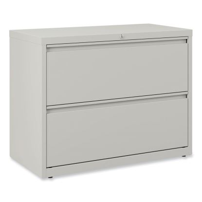 Lateral File, 2 Legal/Letter-Size File Drawers, Light Gray, 36" x 18" x 28"1