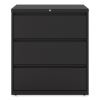 Lateral File, 3 Legal/Letter/A4/A5-Size File Drawers, Black, 36" x 18.63" x 40.25"2