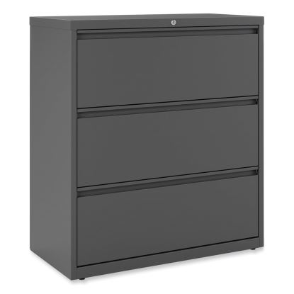Lateral File, 3 Legal/Letter/A4/A5-Size File Drawers, Charcoal, 36" x 18.63" x 40.25"1