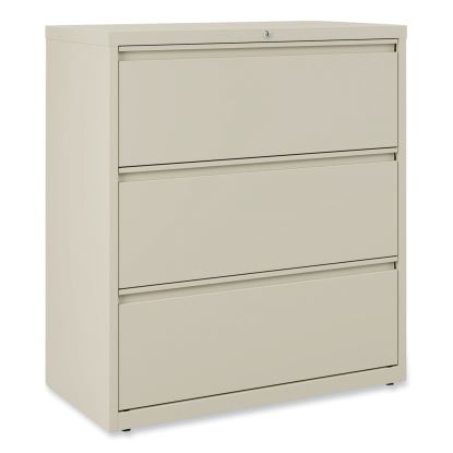 Lateral File, 3 Legal/Letter/A4/A5-Size File Drawers, Putty, 36" x 18.63" x 40.25"1