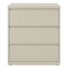 Lateral File, 3 Legal/Letter/A4/A5-Size File Drawers, Putty, 36" x 18.63" x 40.25"2